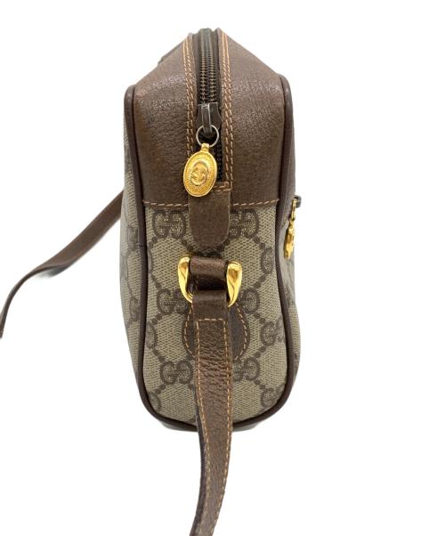 GUCCI（グッチ）GUCCI (グッチ) ショルダーバッグ ベージュ×ブラウンの古着・服飾アイテム
