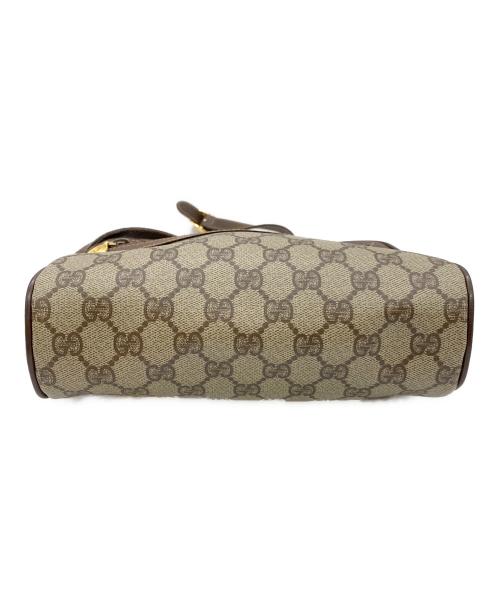 GUCCI（グッチ）GUCCI (グッチ) ショルダーバッグ ベージュ×ブラウンの古着・服飾アイテム