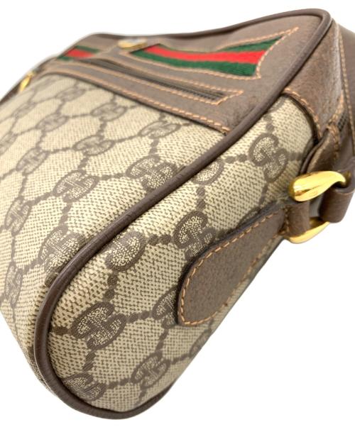 GUCCI（グッチ）GUCCI (グッチ) ショルダーバッグ ベージュ×ブラウンの古着・服飾アイテム