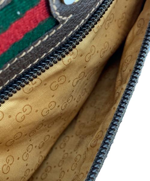 GUCCI（グッチ）GUCCI (グッチ) ショルダーバッグ ベージュ×ブラウンの古着・服飾アイテム
