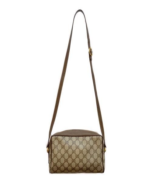 GUCCI（グッチ）GUCCI (グッチ) ショルダーバッグ ベージュ×ブラウンの古着・服飾アイテム