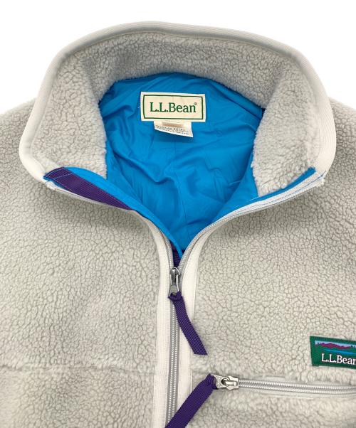 L.L.Bean（エルエルビーン）L.L.Bean (エルエルビーン) トップシャムボアフリースジャケット アイボリー サイズ:MEDIUMの古着・服飾アイテム