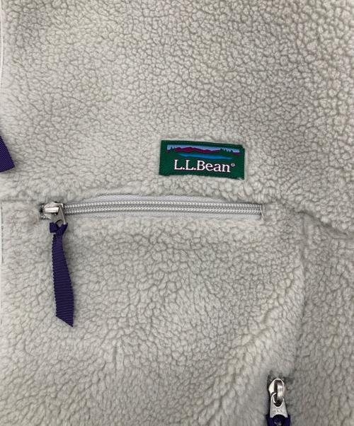 L.L.Bean（エルエルビーン）L.L.Bean (エルエルビーン) トップシャムボアフリースジャケット アイボリー サイズ:MEDIUMの古着・服飾アイテム