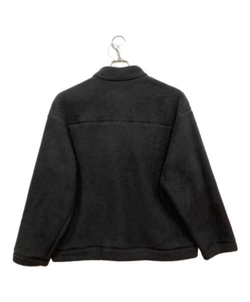 DANTON（ダントン）DANTON (ダントン) DOUBLE FACE BOA STAND COLLAR CARDIGAN ブラック サイズ:Sの古着・服飾アイテム