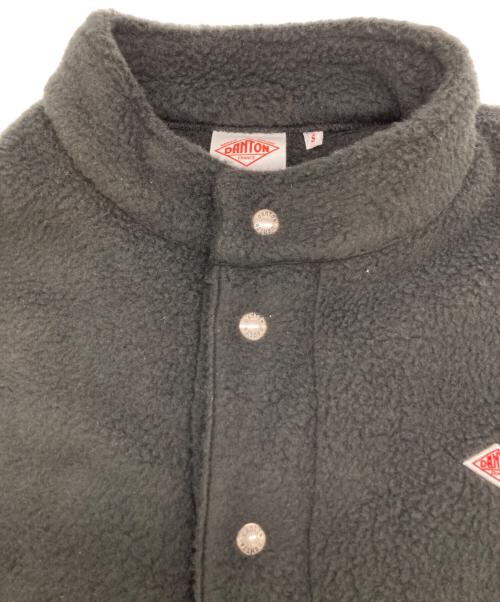 DANTON（ダントン）DANTON (ダントン) DOUBLE FACE BOA STAND COLLAR CARDIGAN ブラック サイズ:Sの古着・服飾アイテム