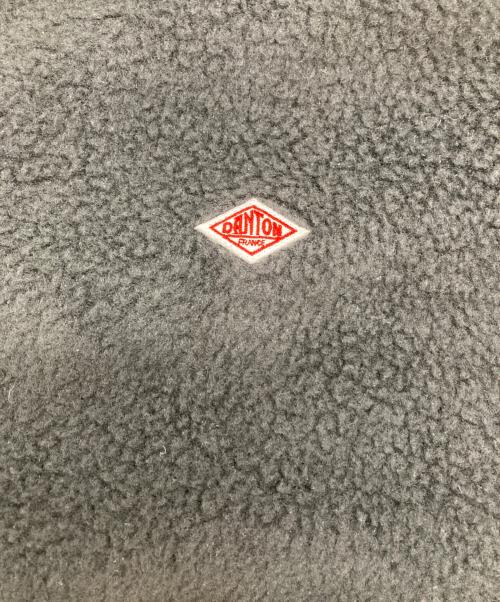 DANTON（ダントン）DANTON (ダントン) DOUBLE FACE BOA STAND COLLAR CARDIGAN ブラック サイズ:Sの古着・服飾アイテム