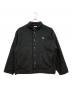 DANTON（ダントン）の古着「DOUBLE FACE BOA STAND COLLAR CARDIGAN」｜ブラック