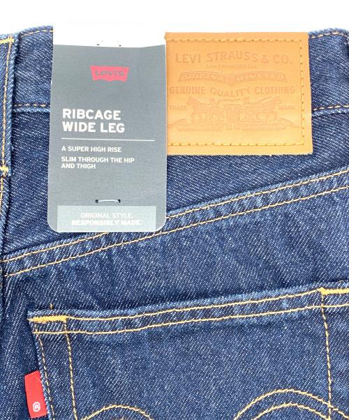LEVI'S（リーバイス）LEVI'S (リーバイス) RIBCAGE WIDE LEG ジーンズ ダークインディゴ サイズ:W25/L30の古着・服飾アイテム