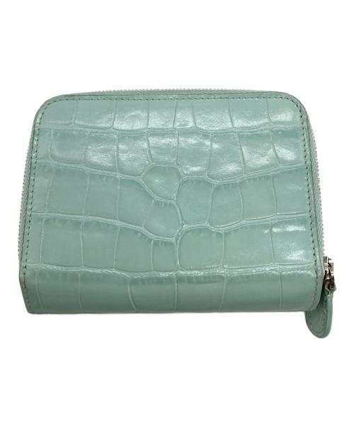 BALENCIAGA（バレンシアガ）BALENCIAGA (バレンシアガ) 2つ折り財布 ライトグリーンの古着・服飾アイテム