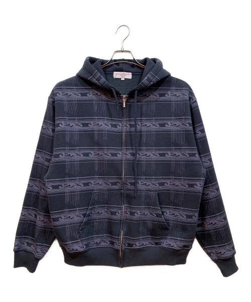 YARDSALE（ヤードセール）YARDSALE (ヤードセール) ジップパーカー ネイビー サイズ:Lの古着・服飾アイテム