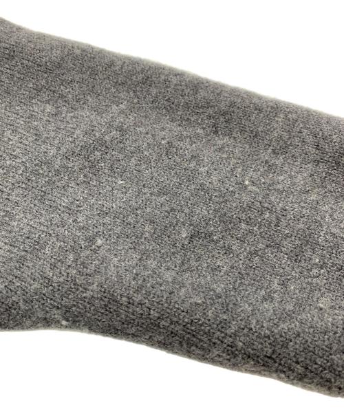 ami（アミ）ami (アミ) オーバーサイズ ハートロゴ クルーネック ニット セーター グレー サイズ:Sの古着・服飾アイテム