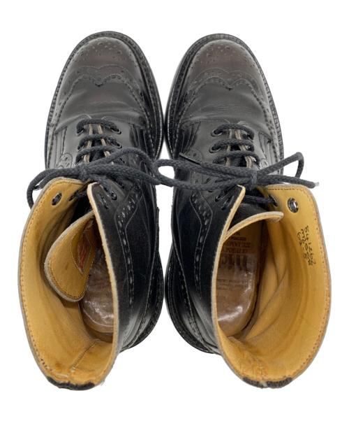 Tricker's（トリッカーズ）Tricker's (トリッカーズ) モールトン / ウィングチップブーツ ブラック サイズ:6 1/2の古着・服飾アイテム