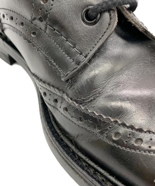 Tricker's（トリッカーズ）Tricker's (トリッカーズ) モールトン / ウィングチップブーツ ブラック サイズ:6 1/2の古着・服飾アイテム