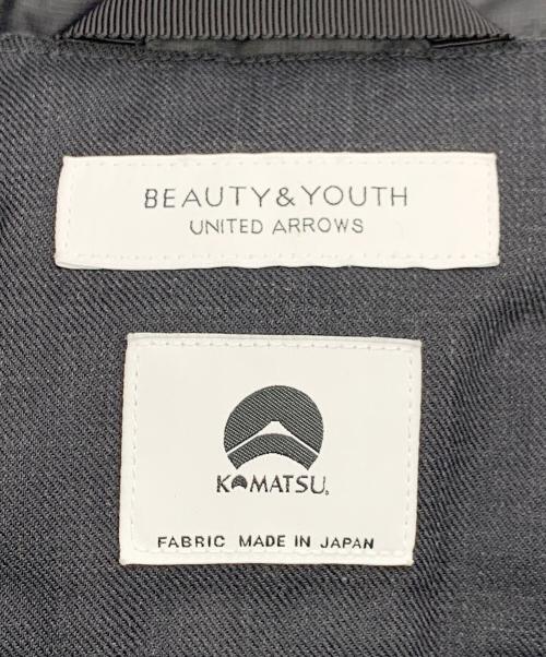 BEAUTY&YOUTH（ビューティーアンドユース）BEAUTY&YOUTH (ビューティーアンドユース) 小松マテーレ (コマツマテーレ) ダウンジャケット ブラック サイズ:Lの古着・服飾アイテム