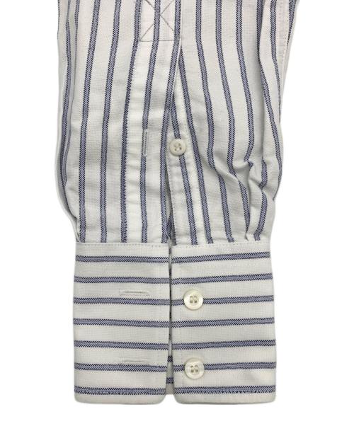 BRUNELLO CUCINELLI（ブルネロクチネリ）BRUNELLO CUCINELLI (ブルネロクチネリ) 長袖シャツ ホワイト×ネイビー サイズ:XSの古着・服飾アイテム