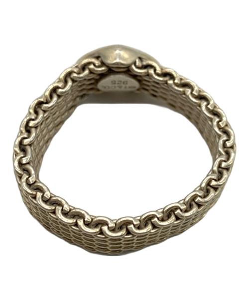 TIFFANY & Co.（ティファニー）Tiffany & Co. (ティファニー) ハートサマセット メッシュリング シルバー サイズ:記載なしの古着・服飾アイテム