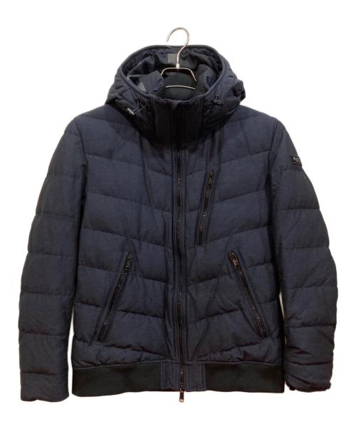 BLACK LABEL CRESTBRIDGE（ブラックレーベル クレストブリッジ）BLACK LABEL CRESTBRIDGE (ブラックレーベル クレストブリッジ) ダウンジャケット ネイビー サイズ:Lの古着・服飾アイテム