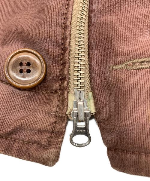 BLUE BLUE（ブルーブルー）BLUE BLUE (ブルーブルー) ジャーマンクロス デッキジャケット ブラウン サイズ:3の古着・服飾アイテム