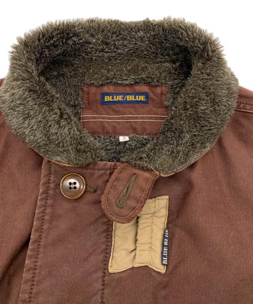 BLUE BLUE（ブルーブルー）BLUE BLUE (ブルーブルー) ジャーマンクロス デッキジャケット ブラウン サイズ:3の古着・服飾アイテム