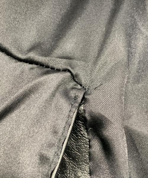 KATHARINE HAMNETT（キャサリンハムネット）KATHARINE HAMNETT (キャサリンハムネット) レザーコート ブラック サイズ:Mの古着・服飾アイテム