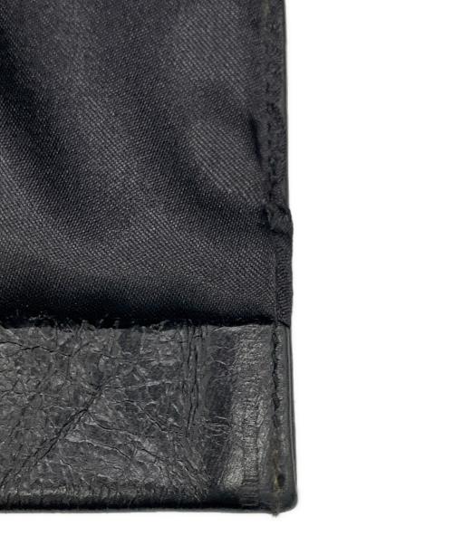 KATHARINE HAMNETT（キャサリンハムネット）KATHARINE HAMNETT (キャサリンハムネット) レザーコート ブラック サイズ:Mの古着・服飾アイテム