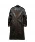 KATHARINE HAMNETT (キャサリンハムネット) レザーコート ブラック サイズ:M：8000円