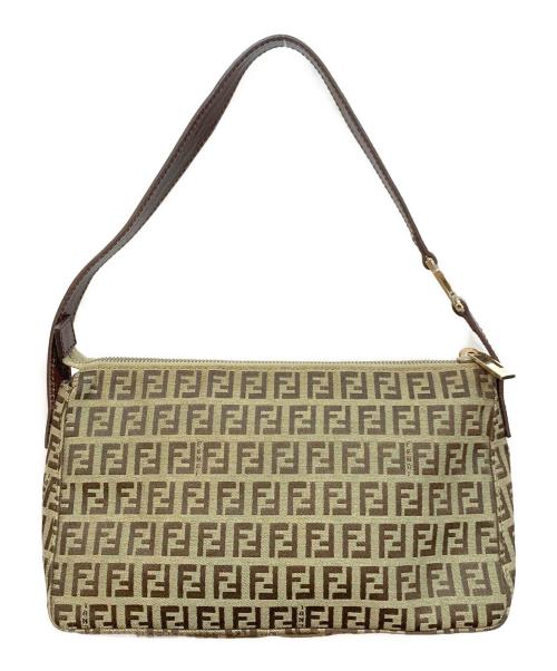 FENDI（フェンディ）FENDI (フェンディ) ワンハンドバッグ ブラウンの古着・服飾アイテム