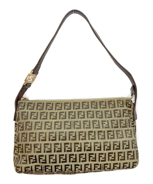 FENDI（フェンディ）FENDI (フェンディ) ワンハンドバッグ ブラウンの古着・服飾アイテム