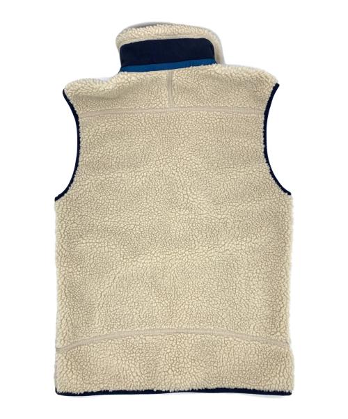 Patagonia（パタゴニア）Patagonia (パタゴニア) Classic Retro-X Vest / クレシック レトロエックス ベスト アイボリー×ネイビー サイズ:XSの古着・服飾アイテム