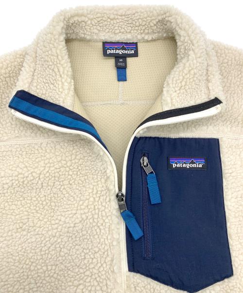 Patagonia（パタゴニア）Patagonia (パタゴニア) Classic Retro-X Vest / クレシック レトロエックス ベスト アイボリー×ネイビー サイズ:XSの古着・服飾アイテム