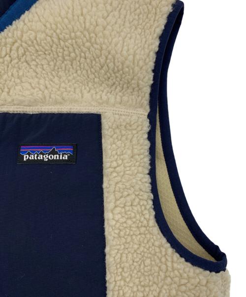 Patagonia（パタゴニア）Patagonia (パタゴニア) Classic Retro-X Vest / クレシック レトロエックス ベスト アイボリー×ネイビー サイズ:XSの古着・服飾アイテム
