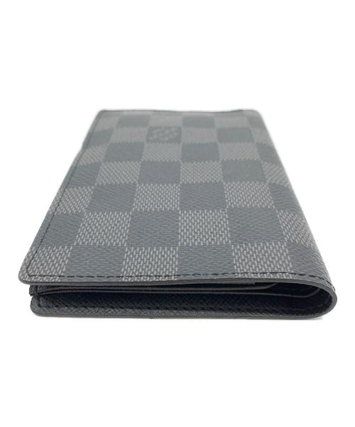 LOUIS VUITTON（ルイ ヴィトン）LOUIS VUITTON (ルイ ヴィトン) ポルトフォイユ･ジェイムス ブラック×グレーの古着・服飾アイテム