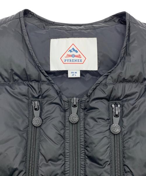 Pyrenex（ピレネックス）Pyrenex (ピレネックス) ダウンベスト ブラック サイズ:Lの古着・服飾アイテム