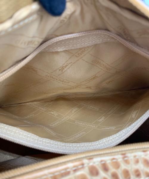 LONGCHAMP（ロンシャン）LONGCHAMP (ロンシャン) ワンショルダーバッグ ライトブラウンの古着・服飾アイテム