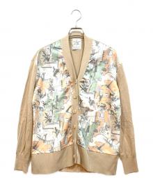 SEVEN TEN by MIHO KAWAHITO（セブン テン バイ ミホ カワヒト）の古着「薄手カーディガン」｜ベージュ