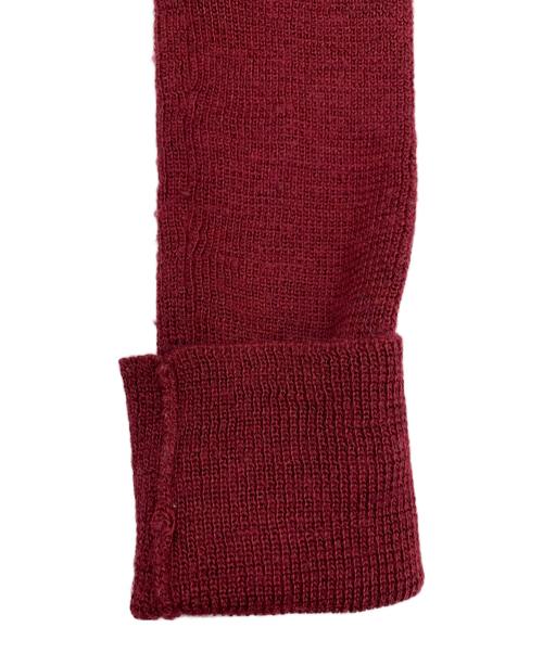 Vivienne Westwood RED LABEL（ヴィヴィアンウエストウッドレッドレーベル）Vivienne Westwood RED LABEL (ヴィヴィアンウエストウッドレッドレーベル) 薄手カーディガン ワインレッド サイズ:2の古着・服飾アイテム