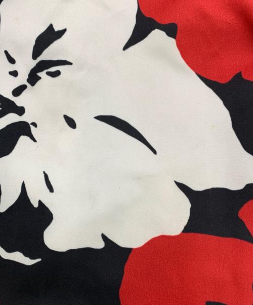 N°21（ヌメロヴェントゥーノ）N°21 (ヌメロヴェントゥーノ) フレアスカート ブラック×レッド サイズ:42の古着・服飾アイテム