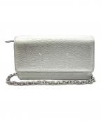 Maison Margielaメゾンマルジェラ）の古着「チェーンショルダーウォレット」｜シルバー