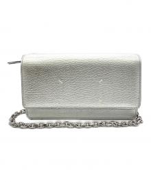 Maison Margiela（メゾンマルジェラ）の古着「チェーンショルダーウォレット」｜シルバー
