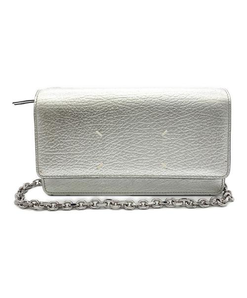 Maison Margiela（メゾンマルジェラ）Maison Margiela (メゾンマルジェラ) チェーンショルダーウォレット シルバーの古着・服飾アイテム