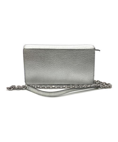 Maison Margiela（メゾンマルジェラ）Maison Margiela (メゾンマルジェラ) チェーンショルダーウォレット シルバーの古着・服飾アイテム