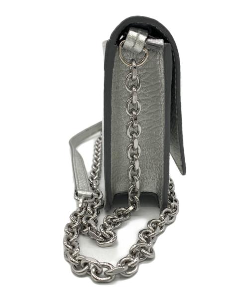 Maison Margiela（メゾンマルジェラ）Maison Margiela (メゾンマルジェラ) チェーンショルダーウォレット シルバーの古着・服飾アイテム