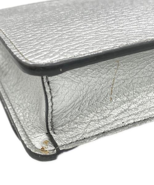 Maison Margiela（メゾンマルジェラ）Maison Margiela (メゾンマルジェラ) チェーンショルダーウォレット シルバーの古着・服飾アイテム