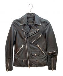 JACKROSE（ジャックローズ）の古着「ダブルライダースジャケット」｜ブラック