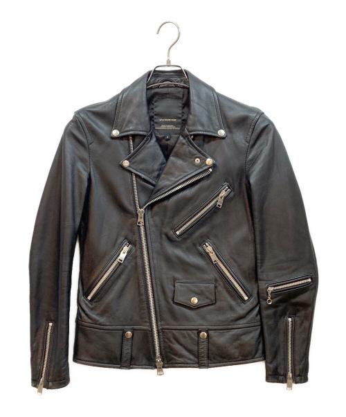 JACKROSE（ジャックローズ）JACKROSE (ジャックローズ) ダブルライダースジャケット ブラック サイズ:2の古着・服飾アイテム