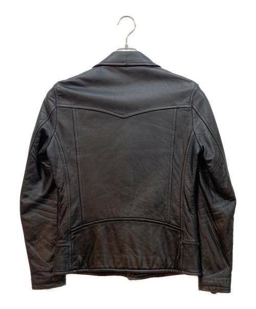 JACKROSE（ジャックローズ）JACKROSE (ジャックローズ) ダブルライダースジャケット ブラック サイズ:2の古着・服飾アイテム