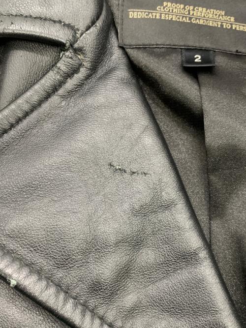 JACKROSE（ジャックローズ）JACKROSE (ジャックローズ) ダブルライダースジャケット ブラック サイズ:2の古着・服飾アイテム