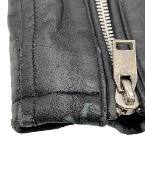 JACKROSE（ジャックローズ）JACKROSE (ジャックローズ) ダブルライダースジャケット ブラック サイズ:2の古着・服飾アイテム