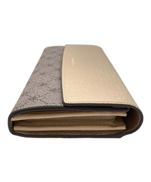 PATRICK COX（パトリックコックス）PATRICK COX (パトリックコックス) 長財布 ベージュ×グレーの古着・服飾アイテム