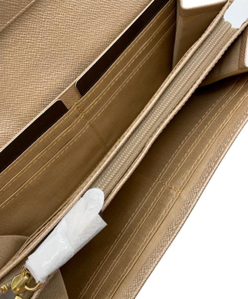 PATRICK COX（パトリックコックス）PATRICK COX (パトリックコックス) 長財布 ベージュ×グレーの古着・服飾アイテム